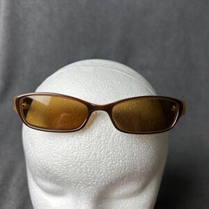 Kensie Sunglasses Frames Only Brown Oval Evolve 49 16-135 MO.             G3